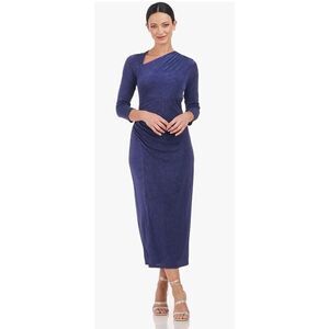 JS Collections Women's Violeta Knit Tea Length Dress